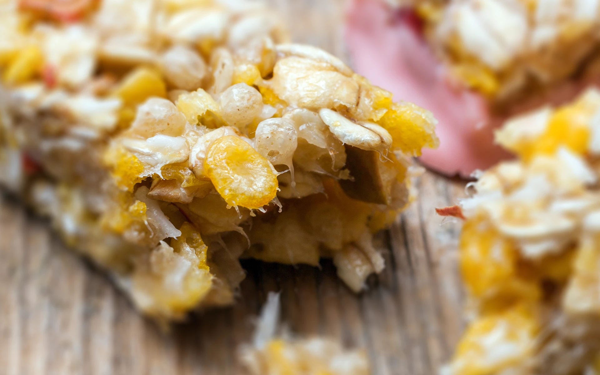 High protein granola bars