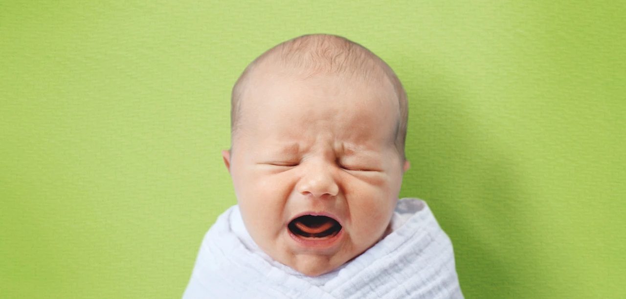 Baby with colic