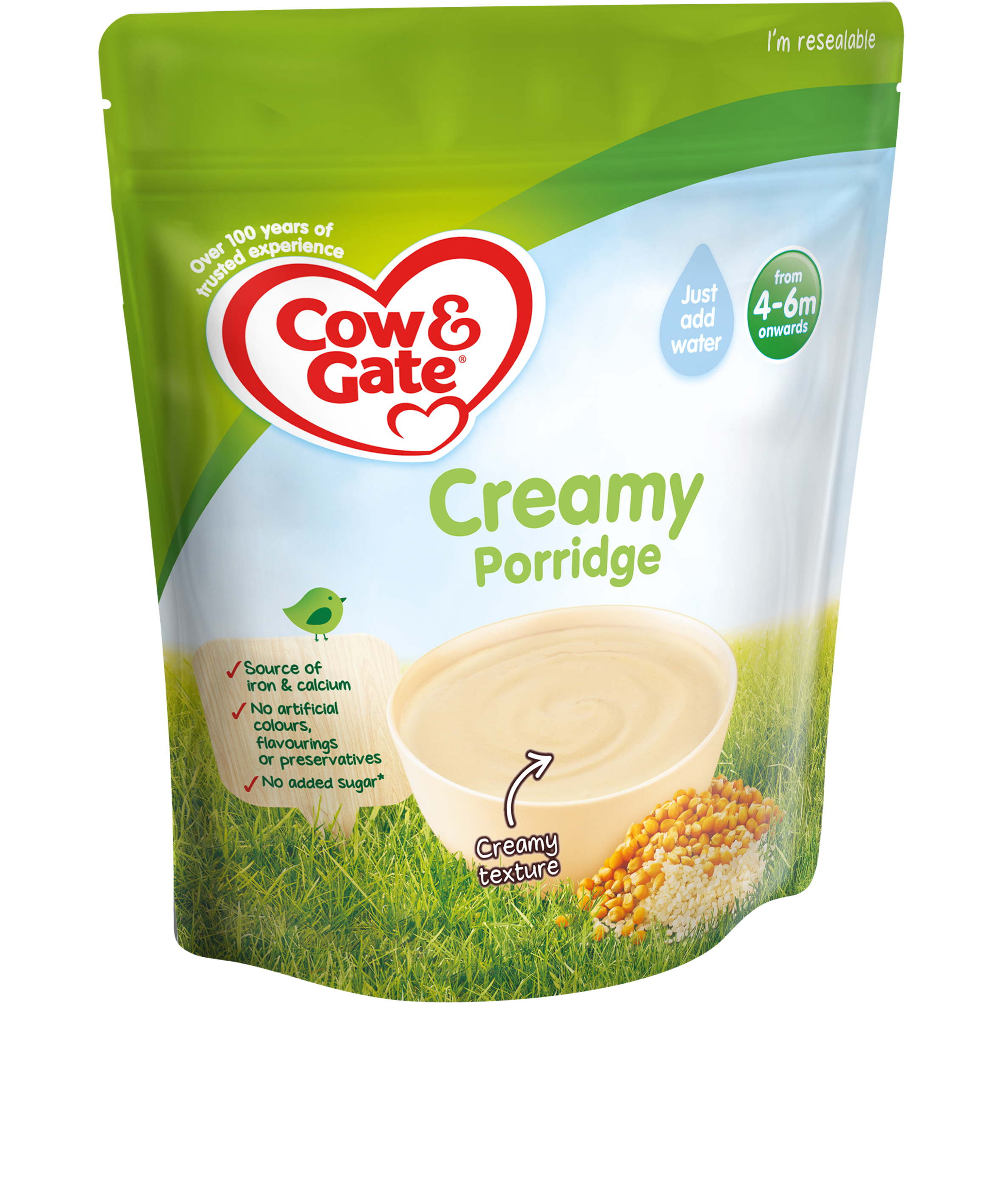 Cow & Gate Creamy Porridge 125g 