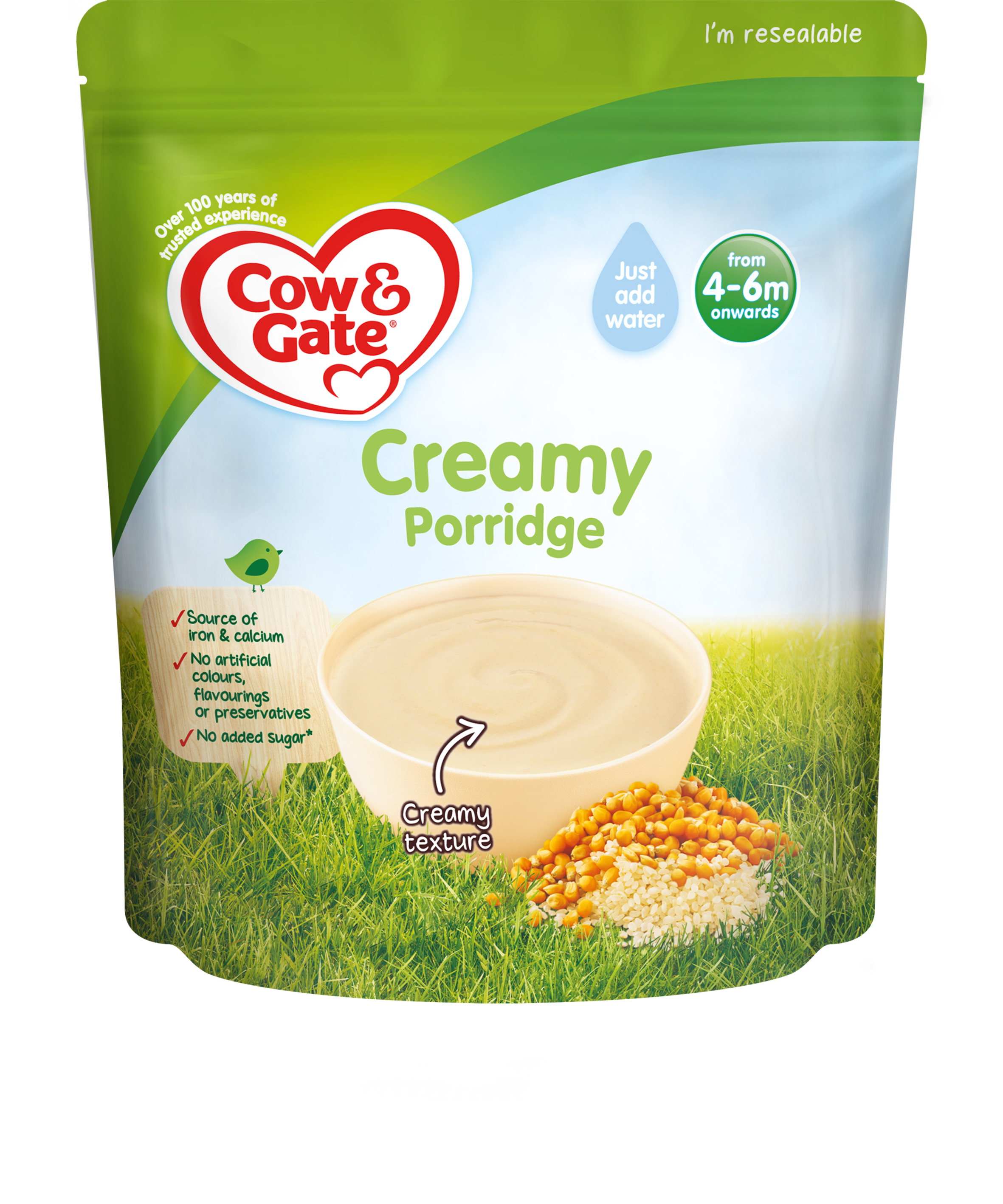Cow & Gate Creamy Porridge 125g 