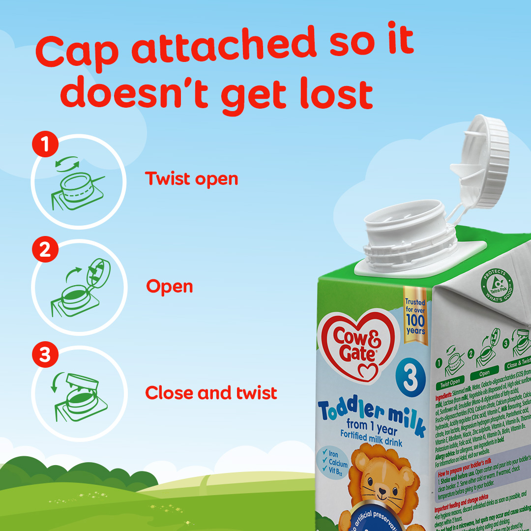 Cow & Gate Stage 3 Toddler Milk Ready to Drink 200ml