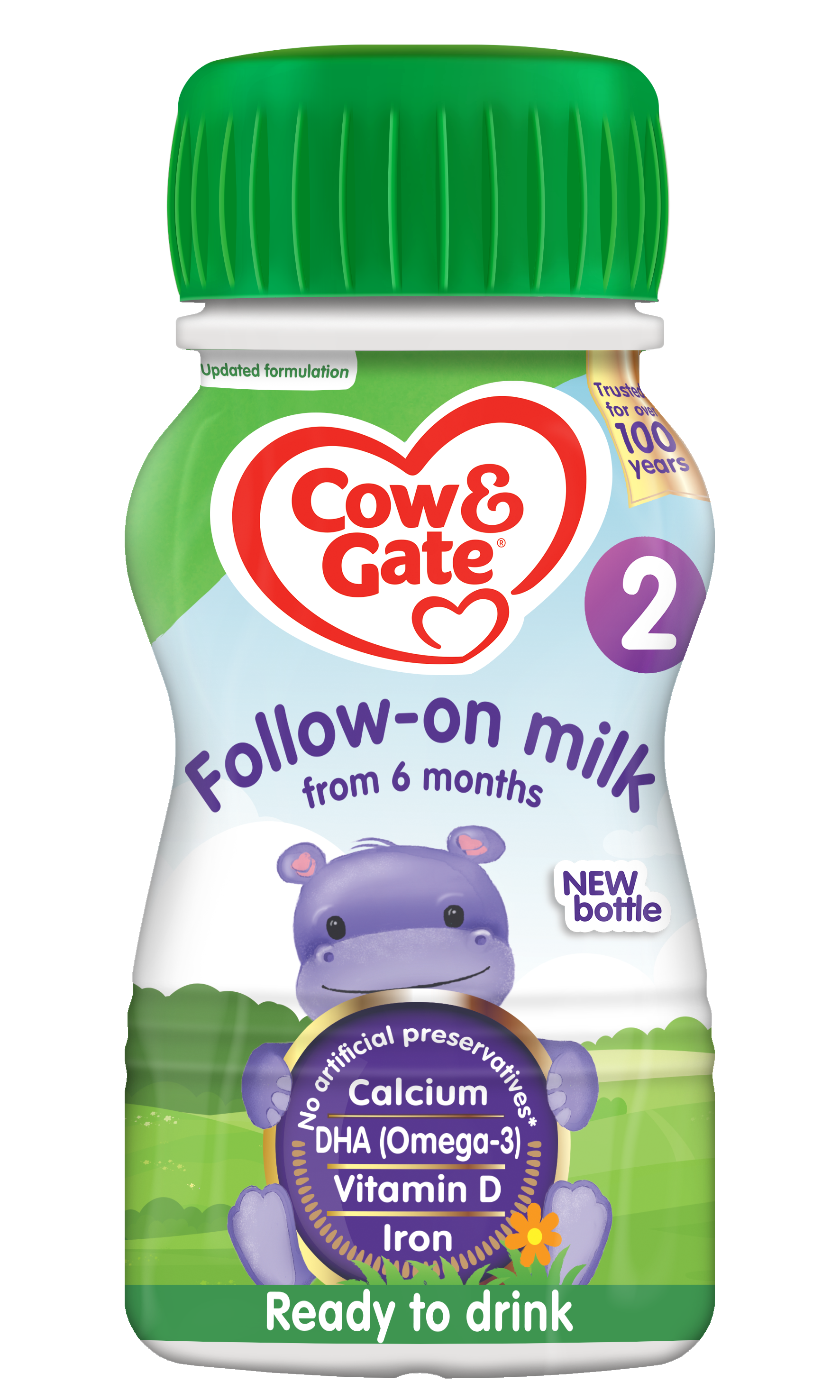 Cow & Gate Ready to Drink Follow-on Milk 4x200ml