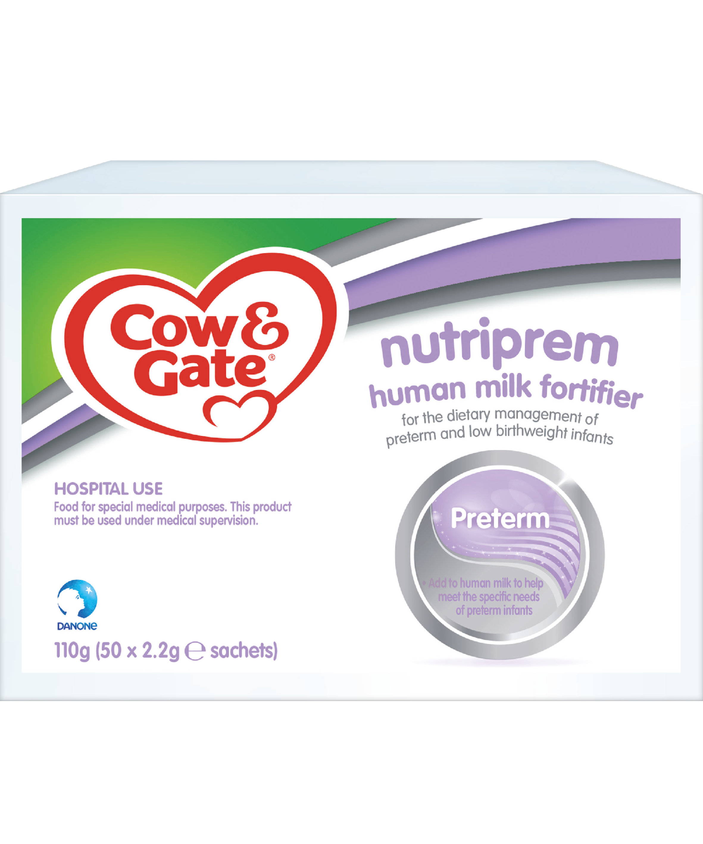 Nutriprem Human Milk Fortifier Sachets 50x2.2g 