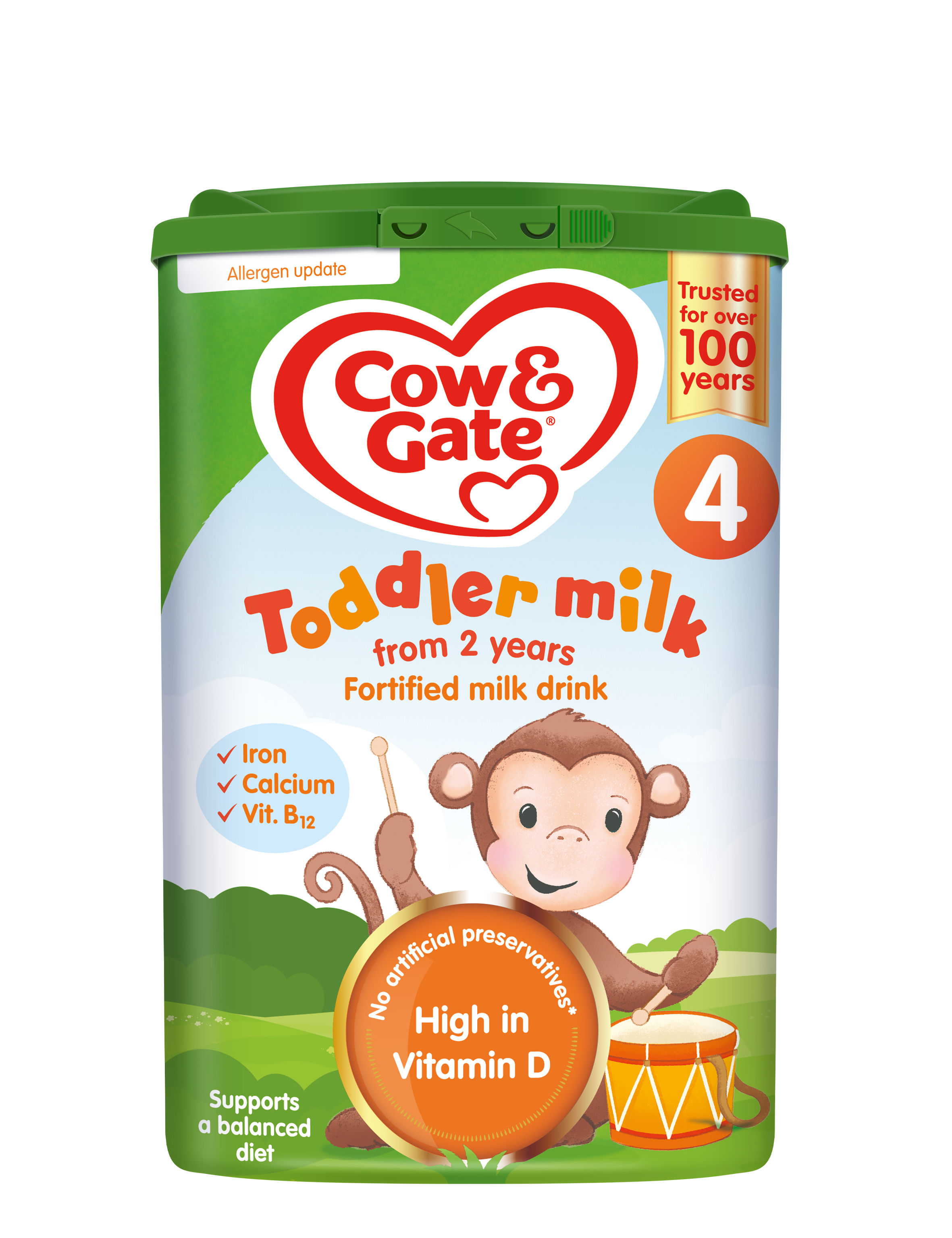 Cow & Gate Stage 4 Toddler Milk Powder 800g