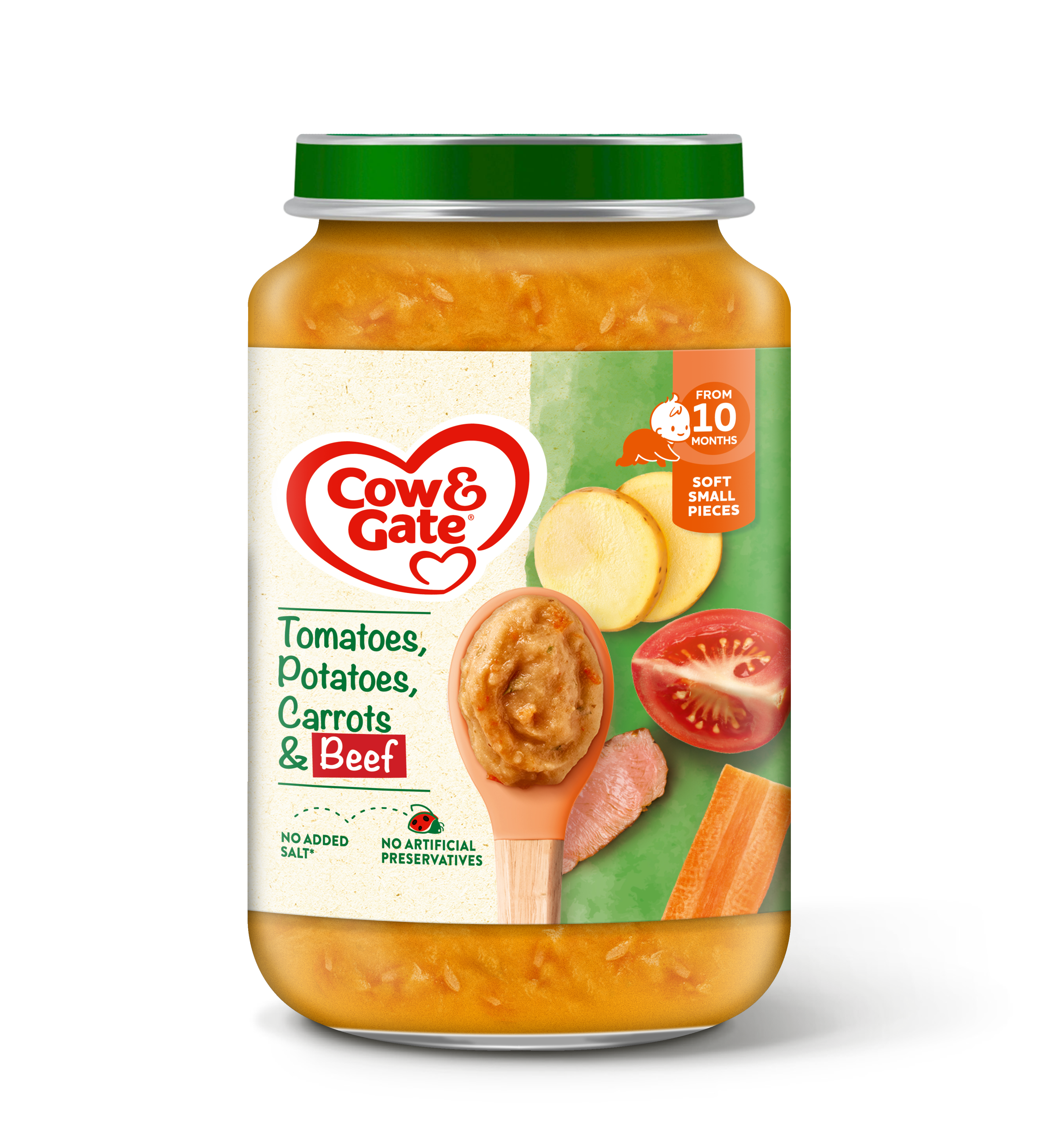 Tomato, Beef Potatoes Baby Food Jars 200g Cow Gate